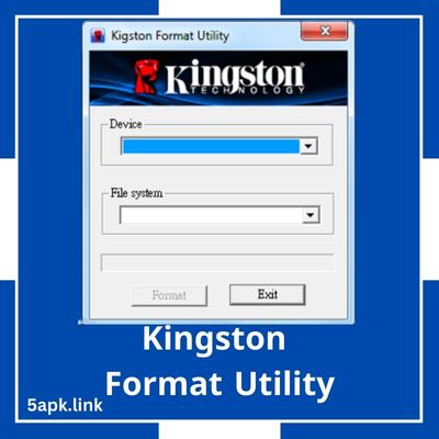 برنامج اصلاح الفلاشة Kingston Format Utility